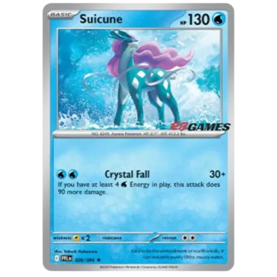 EB Games Suicune promo EB Games Suicune promo