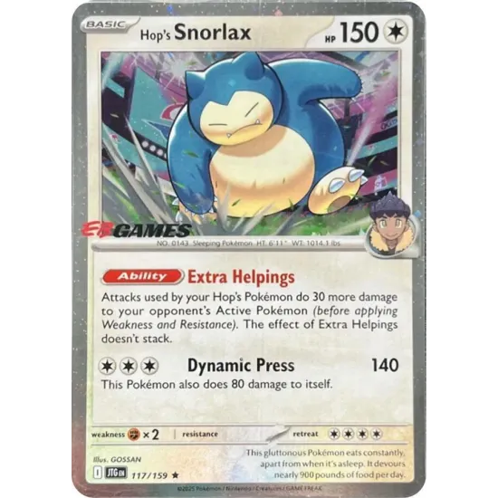 EB Games Snorlax promo