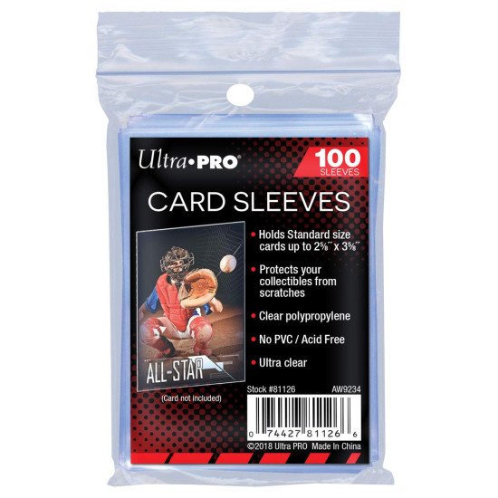 Ultra-pro card Sleeves (100)