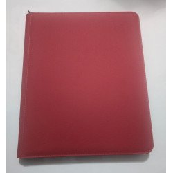 9-Pocket Toploader Binder RED