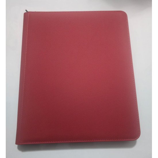 9-Pocket Toploader Binder RED