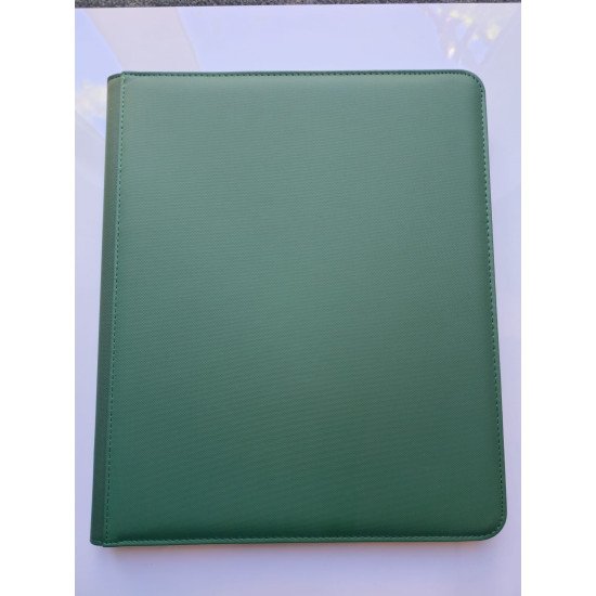 9-Pocket Toploader Binder GREEN