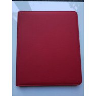 9-Pocket Toploader Binder RED