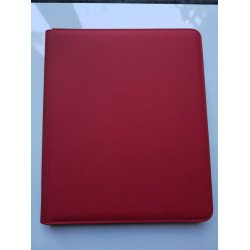 9-Pocket Toploader Binder RED