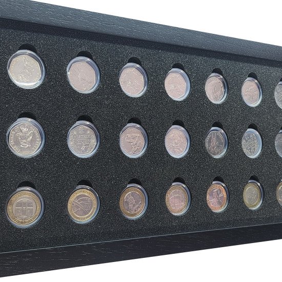 Coin Display Frame 29mm 8 wide 3 tall