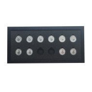 Coin Display Frame 39mm 6 wide 2 tall Coin Display Frame 39mm 6 wide 2 tall