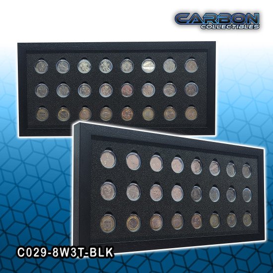 Coin Display Frame 29mm 8 wide 3 tall Coin Display Frame 29mm 8 wide 3 tall