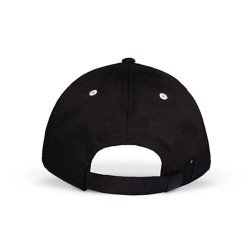 Black and White Pokeball Adjustable Cap