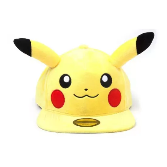 Pokemon - Pikachu Plush Novelty Snapback Cap