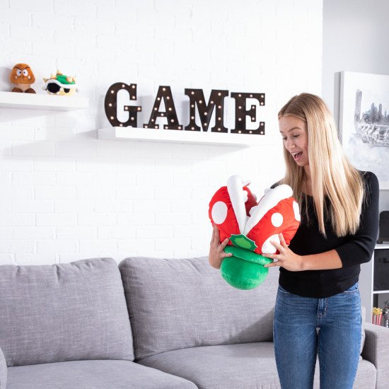 Super Mario Mega Piranha Plant Plush Super Mario Mega Piranha Plant Plush