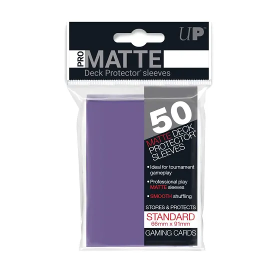 Pro Matte Deck Protectors (50ct) - Purple Pro Matte Deck Protectors (50ct) - Purple