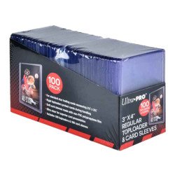 Ultra Pro - 3 x 4 Inch Toploaders & Sleeves (100 Pack) Ultra Pro - 3 x 4 Inch Toploaders & Sleeves (100 Pack)
